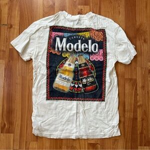 Abercrombie & Fitch White Tee with Colorful Graphic